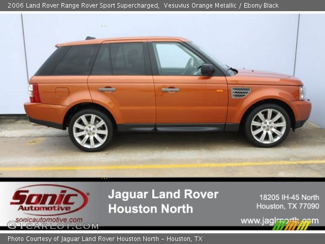 2006 Land Rover Range Rover Sport Supercharged in Vesuvius Orange Metallic