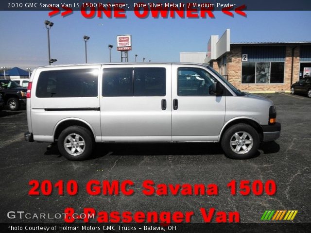 2010 GMC Savana Van LS 1500 Passenger in Pure Silver Metallic