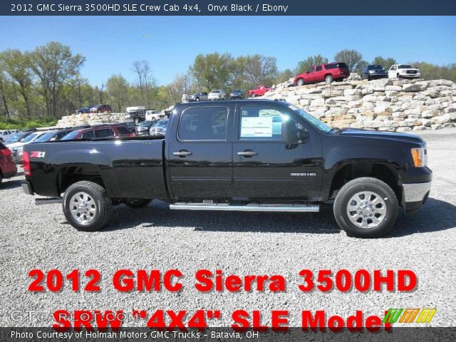 2012 GMC Sierra 3500HD SLE Crew Cab 4x4 in Onyx Black