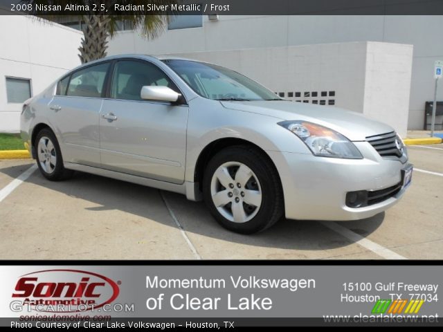 2008 Nissan Altima 2.5 in Radiant Silver Metallic