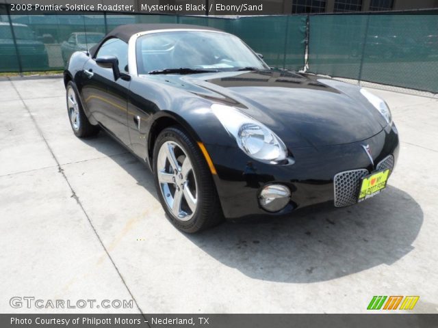 2008 Pontiac Solstice Roadster in Mysterious Black