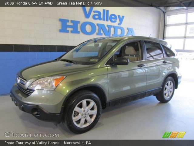 2009 Honda CR-V EX 4WD in Green Tea Metallic