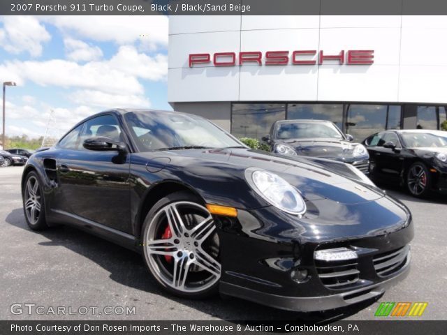 2007 Porsche 911 Turbo Coupe in Black