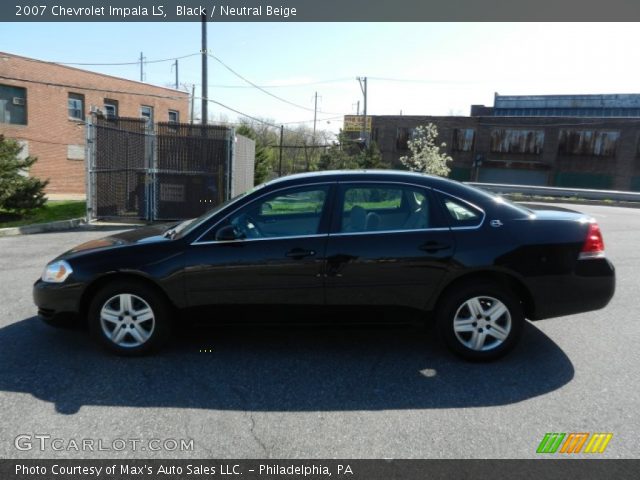 2007 Chevrolet Impala LS in Black