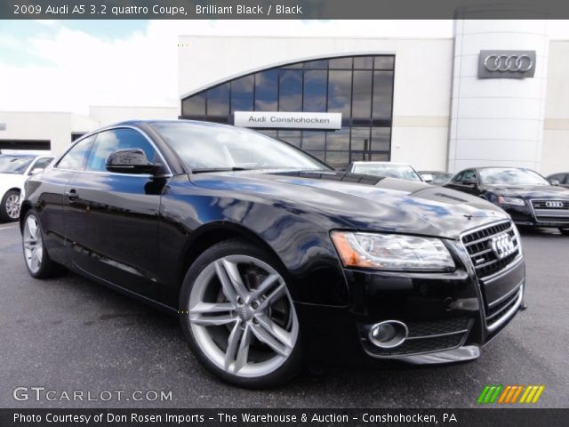 2009 Audi A5 3.2 quattro Coupe in Brilliant Black
