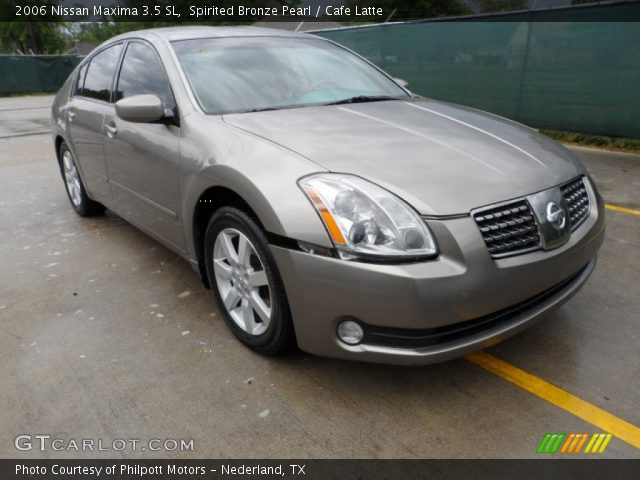 2006 Nissan Maxima 3.5 SL in Spirited Bronze Pearl
