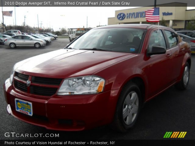 2010 Dodge Avenger SXT in Inferno Red Crystal Pearl