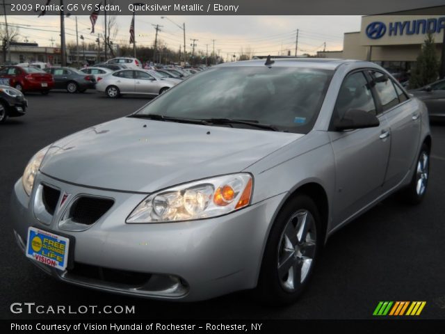 2009 Pontiac G6 V6 Sedan in Quicksilver Metallic