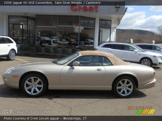 2006 Jaguar XK XK8 Convertible in Satin Silver Metallic