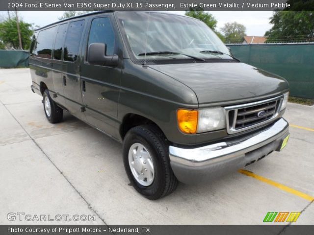 2004 Ford E Series Van E350 Super Duty XL 15 Passenger in Estate Green Metallic