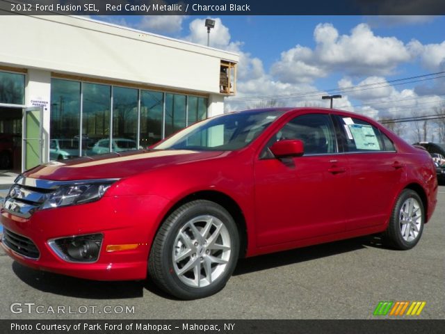 2012 Ford Fusion SEL in Red Candy Metallic