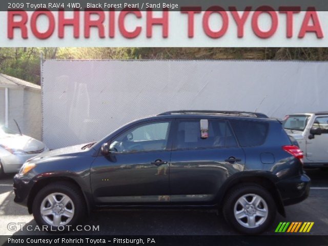 2009 Toyota RAV4 4WD in Black Forest Pearl