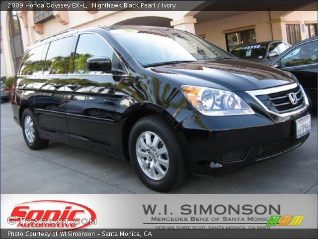 2009 Honda Odyssey EX-L in Nighthawk Black Pearl