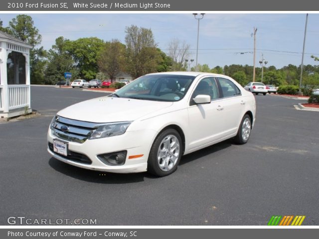 2010 Ford Fusion SE in White Suede