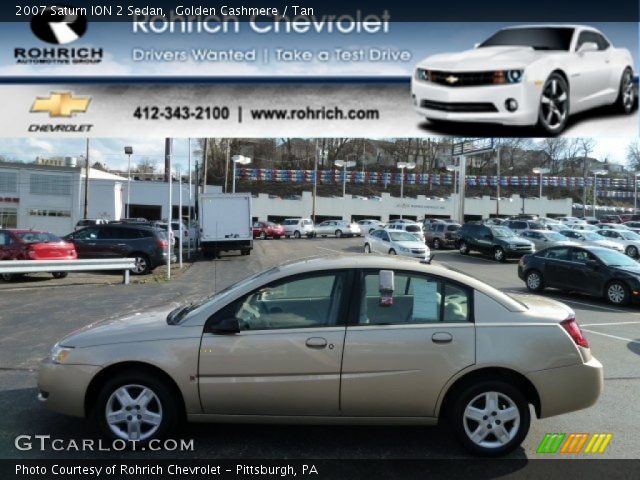 2007 Saturn ION 2 Sedan in Golden Cashmere