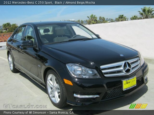 2012 Mercedes-Benz C 250 Sport in Black