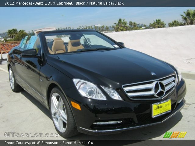 2012 Mercedes-Benz E 350 Cabriolet in Black