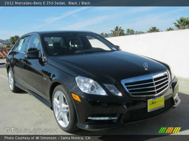 2012 Mercedes-Benz E 350 Sedan in Black