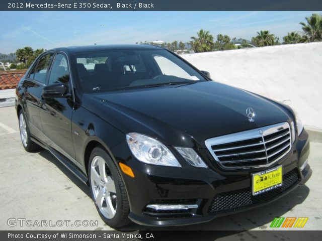 2012 Mercedes-Benz E 350 Sedan in Black