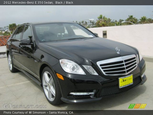2012 Mercedes-Benz E 350 Sedan in Black