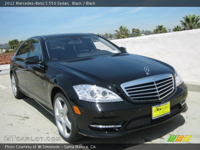 2012 Mercedes-Benz S 550 Sedan in Black