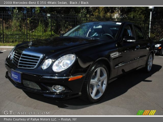 2009 Mercedes-Benz E 350 4Matic Sedan in Black