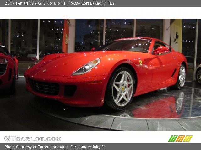 2007 Ferrari 599 GTB Fiorano F1 in Rosso Corsa (Red)