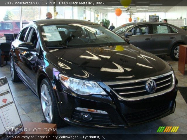 2012 Volkswagen CC Lux Plus in Deep Black Metallic