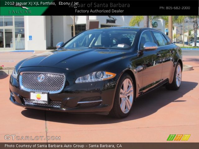 2012 Jaguar XJ XJL Portfolio in Ebony