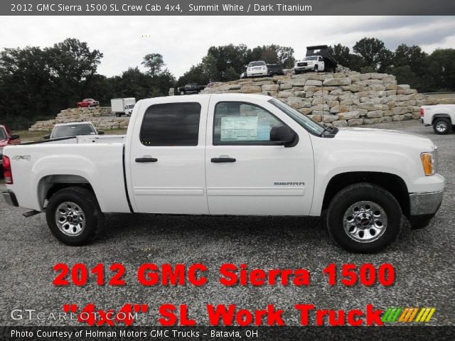 2012 GMC Sierra 1500 SL Crew Cab 4x4 in Summit White