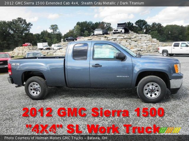 2012 GMC Sierra 1500 Extended Cab 4x4 in Stealth Gray Metallic