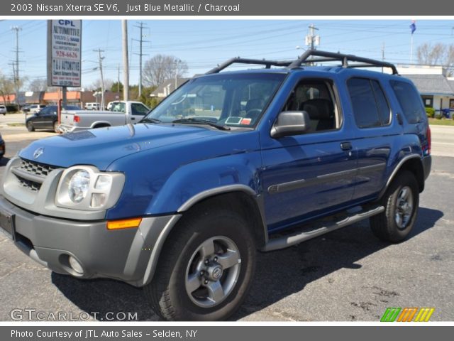 2003 Nissan Xterra SE V6 in Just Blue Metallic