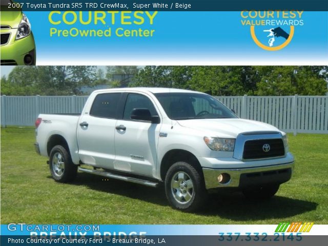 2007 Toyota Tundra SR5 TRD CrewMax in Super White