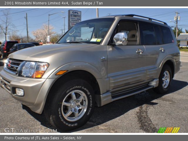 2001 Mitsubishi Montero Limited 4x4 in Sudan Beige