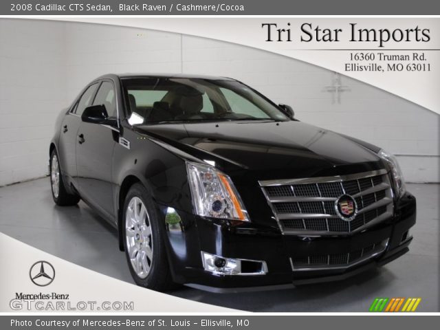 2008 Cadillac CTS Sedan in Black Raven
