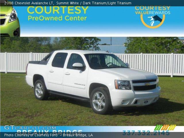 2008 Chevrolet Avalanche LT in Summit White