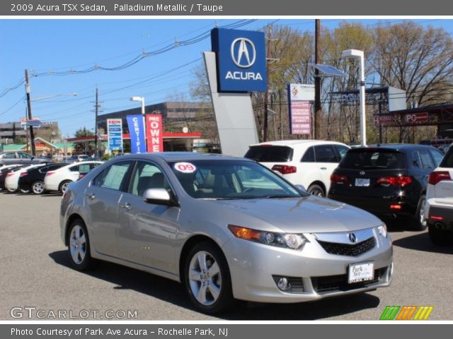 2009 Acura TSX Sedan in Palladium Metallic