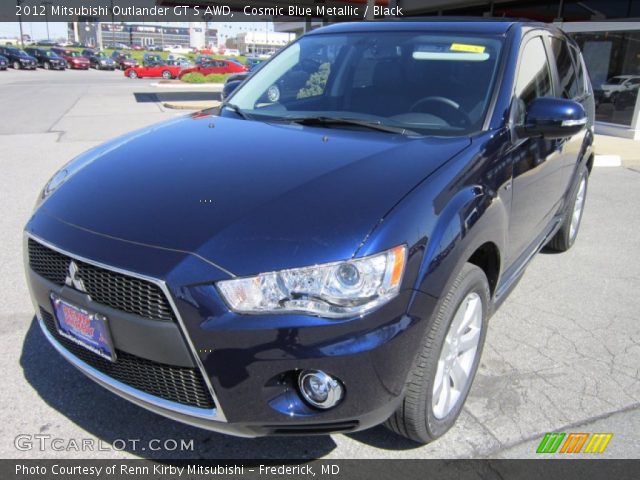 2012 Mitsubishi Outlander GT S AWD in Cosmic Blue Metallic