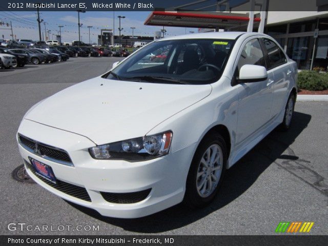2012 Mitsubishi Lancer ES in Wicked White