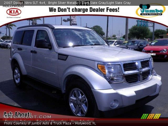 2007 Dodge Nitro SLT 4x4 in Bright Silver Metallic