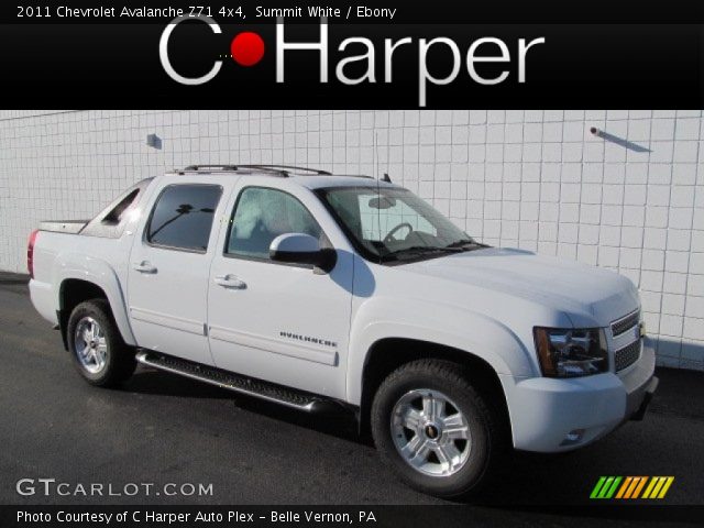 2011 Chevrolet Avalanche Z71 4x4 in Summit White