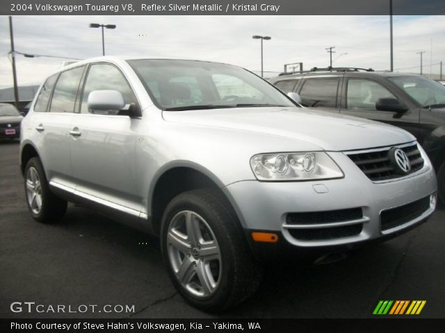2004 Volkswagen Touareg V8 in Reflex Silver Metallic