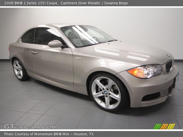2008 BMW 1 Series 135i Coupe in Cashmere Silver Metallic