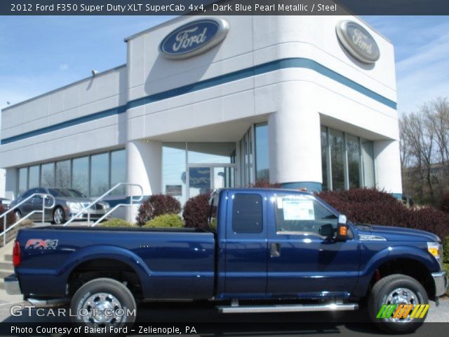 2012 Ford F350 Super Duty XLT SuperCab 4x4 in Dark Blue Pearl Metallic