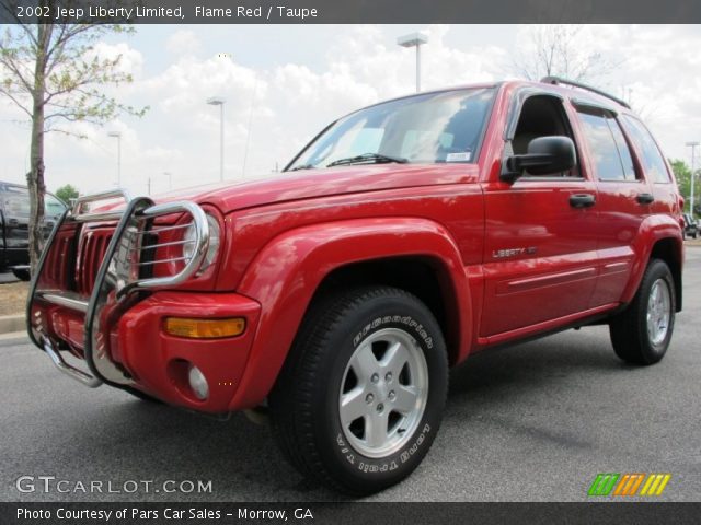 2002 Jeep Liberty Limited in Flame Red