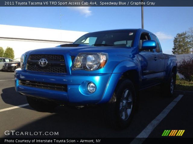 2011 Toyota Tacoma V6 TRD Sport Access Cab 4x4 in Speedway Blue