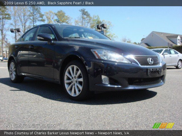 2009 Lexus IS 250 AWD in Black Sapphire Pearl