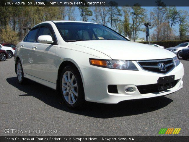 2007 Acura TSX Sedan in Premium White Pearl