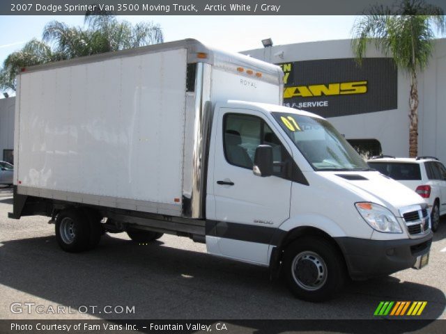 2007 Dodge Sprinter Van 3500 Moving Truck in Arctic White