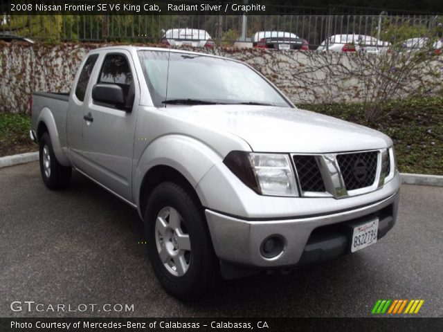 2008 Nissan Frontier SE V6 King Cab in Radiant Silver
